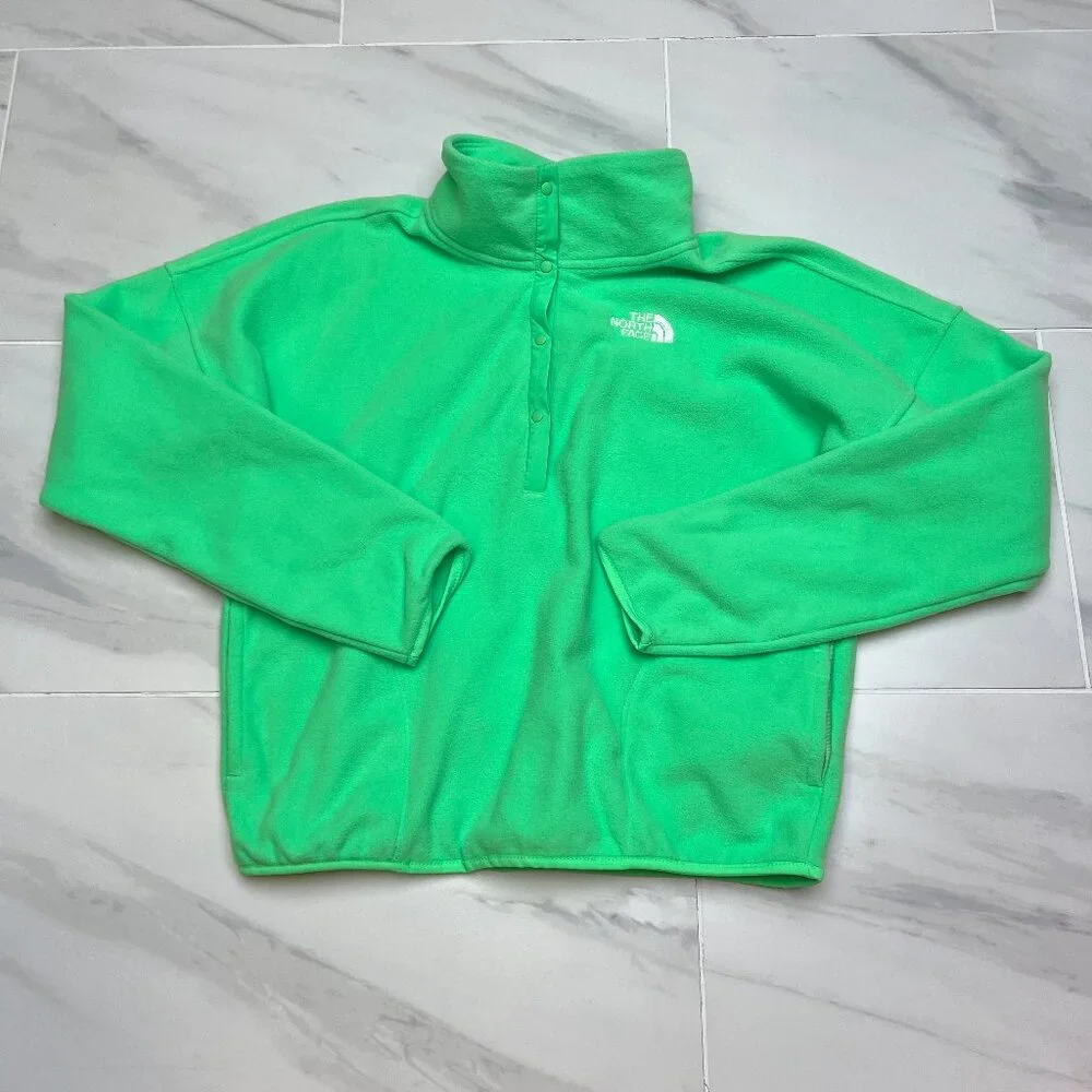 The North Face Girl's Glacier 'Chlorophyll Green' Pullover NF0A84M48YK size 2XL